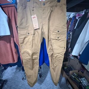 Fjallraven Brown Straight Leg Pants